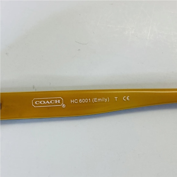 Coach 
HC6001 Emily 
Dark Tortoise (5055) 
Rectangle Acetate 
Women's Eyewear - Picture 7 of 8